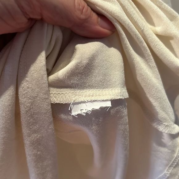 Frame denim cream long sleeved top Large - Picture 7 of 11